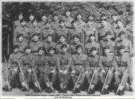 Drill Competition Squad with Cpl Mackenzie, Willems Bks 1956